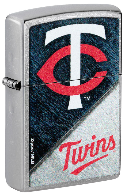Zippo MLB® Minnesota Twins™ Street Chrome™ Windproof Lighter