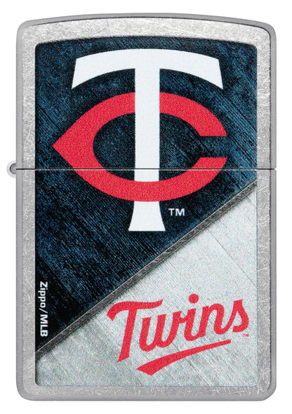Zippo MLB® Minnesota Twins™ Street Chrome™ Windproof Lighter