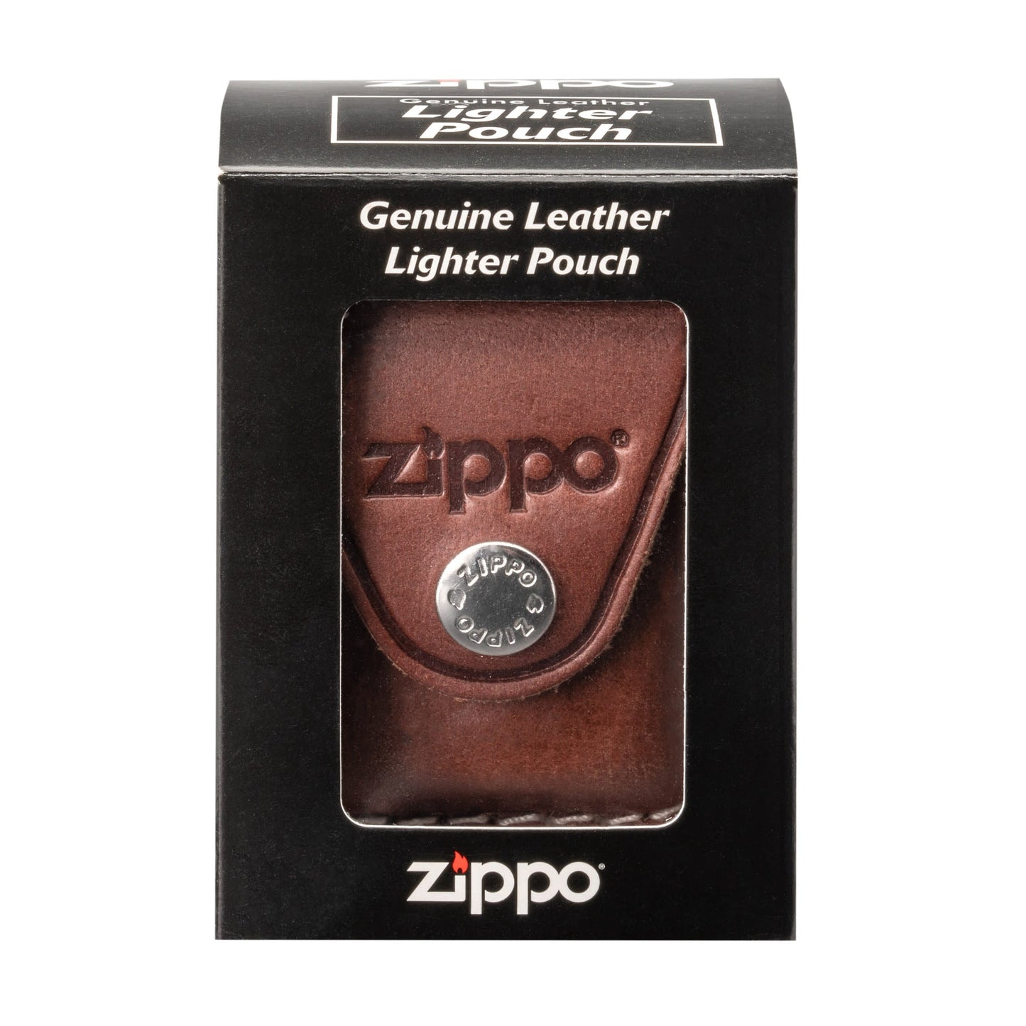 Zippo Brown, Black & Camel Lighter Pouch with Loop