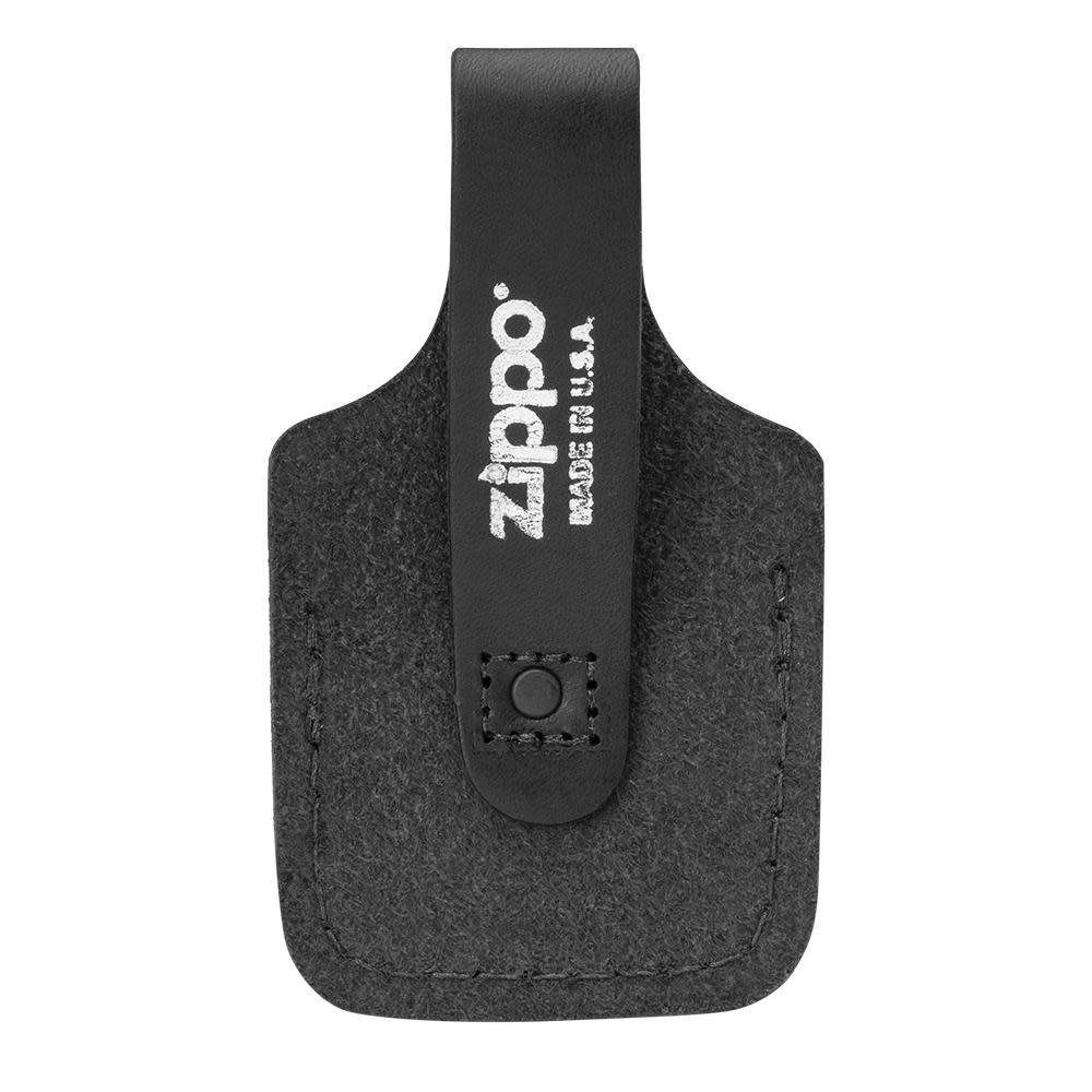 Zippo Black lighter pouch with Thumb Notch