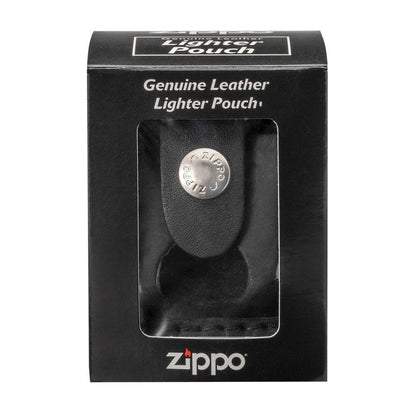 Zippo Black lighter pouch with Thumb Notch