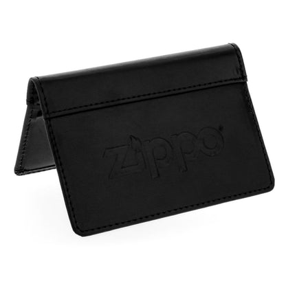 Zippo Black Leather Card Case