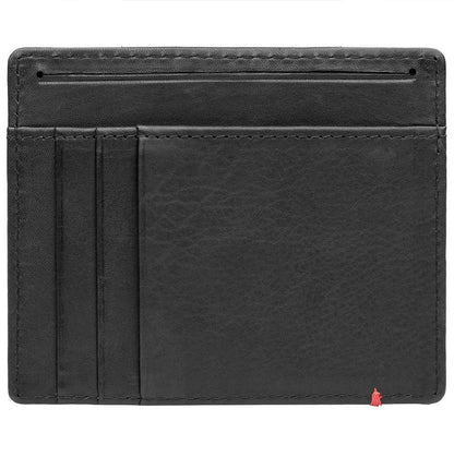 Zippo Black Leather Wallet- Fandango Metal Plate Design