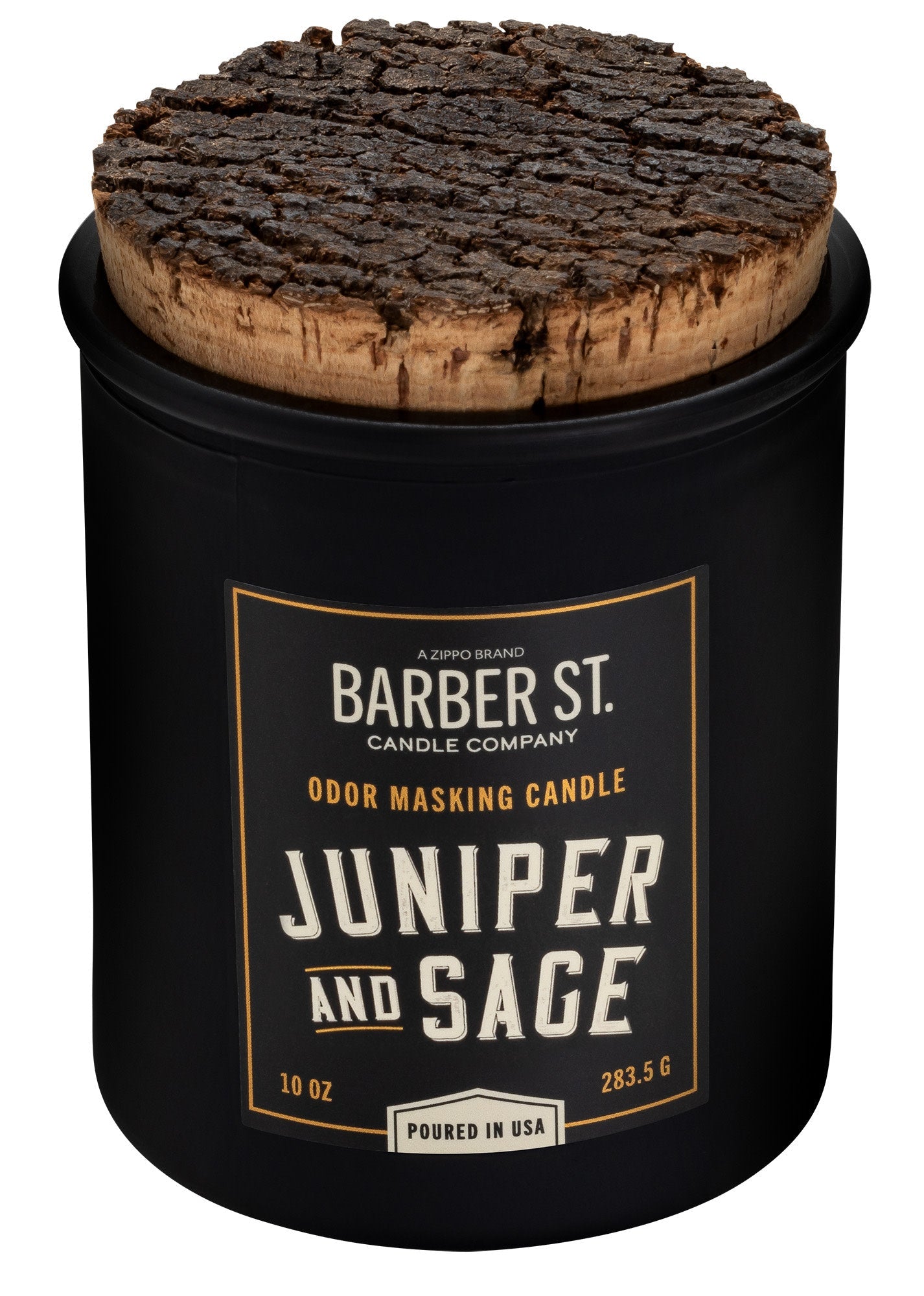 Zippo Barber Street Odor Masking Candle - Wooden Wick