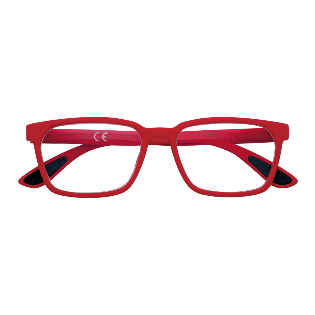 Zippo Soft Touch Colorblock Reading Glasses - Red