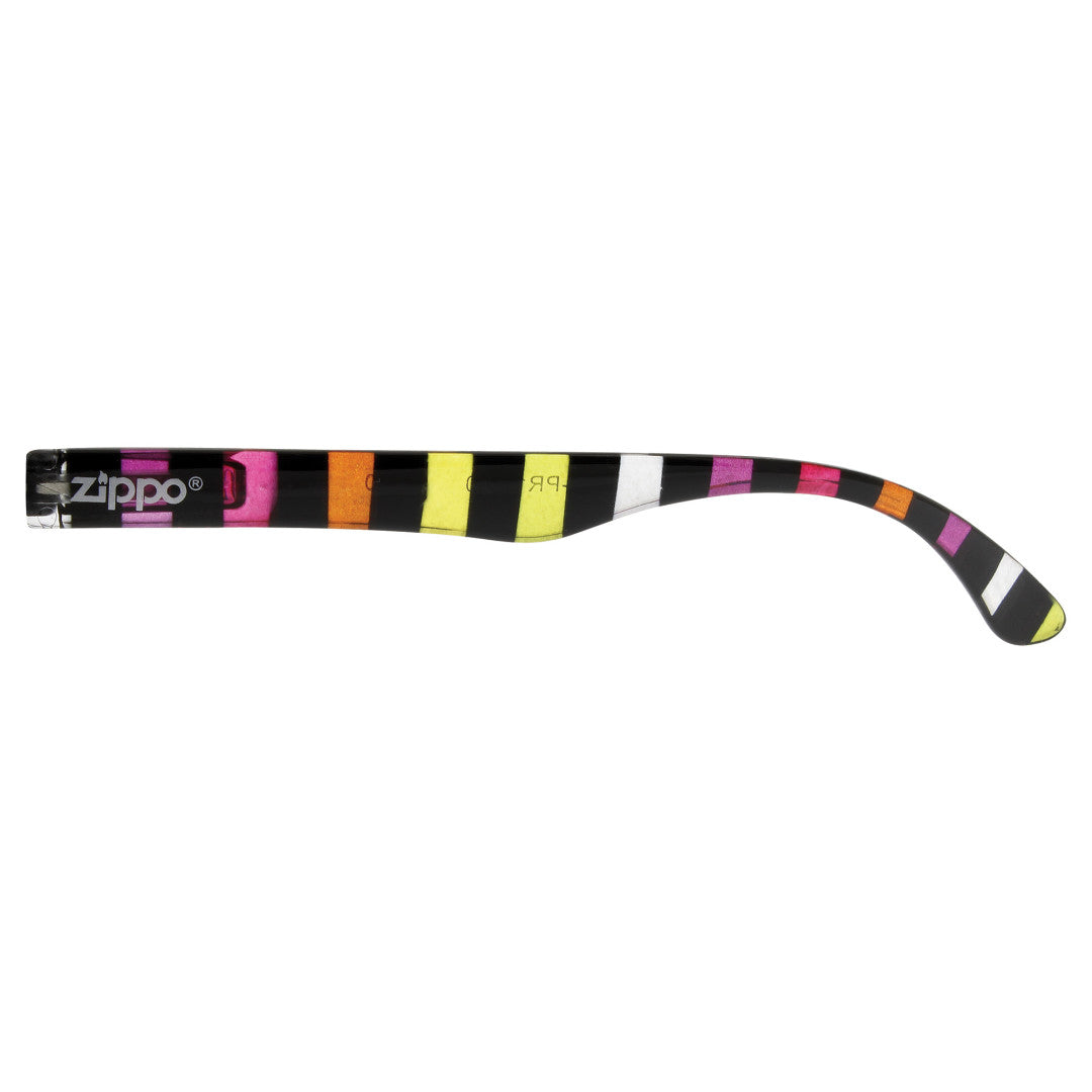 Zippo Wide Frame Striped Reading Glasses