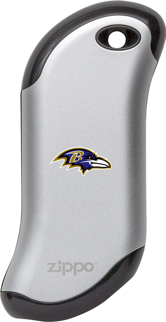 Zippo NFL Baltimore Ravens: HeatBank 9s Rechargeable Hand Warmer