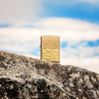Zippo SunBeam Pendant Armor® High Polish Brass Windproof Lighter