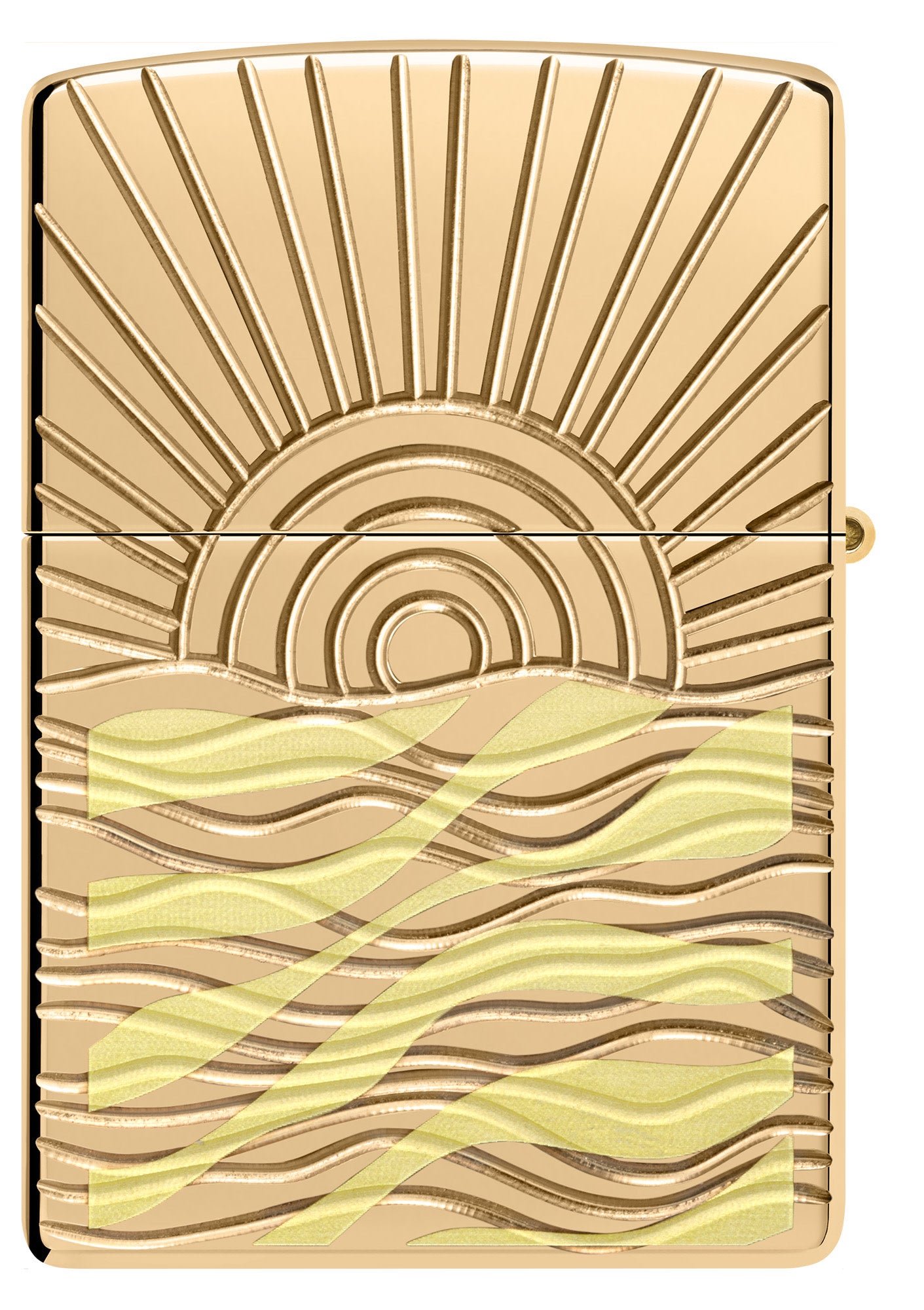 Zippo SunBeam Pendant Armor® High Polish Brass Windproof Lighter