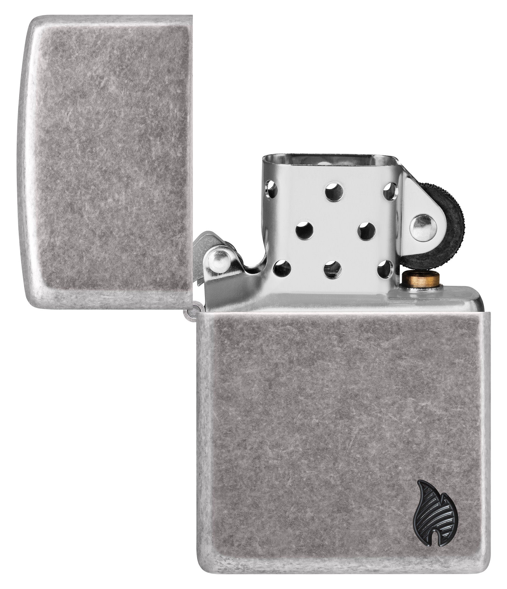 Zippo Armor® Series Flame Antique Silver Windproof Lighter