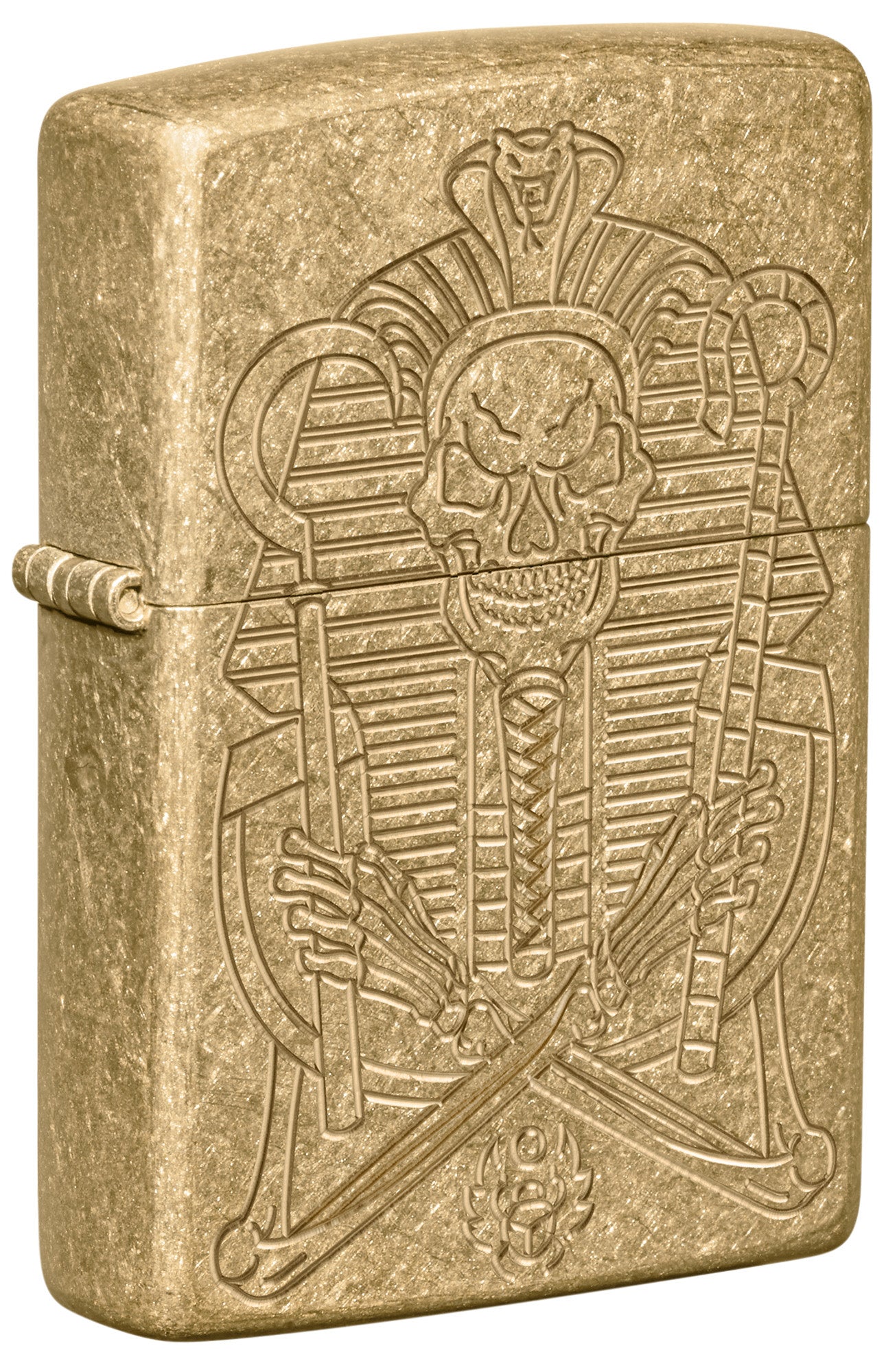 Zippo Mummy Design Armor® Tumbled Brass Windproof Lighter