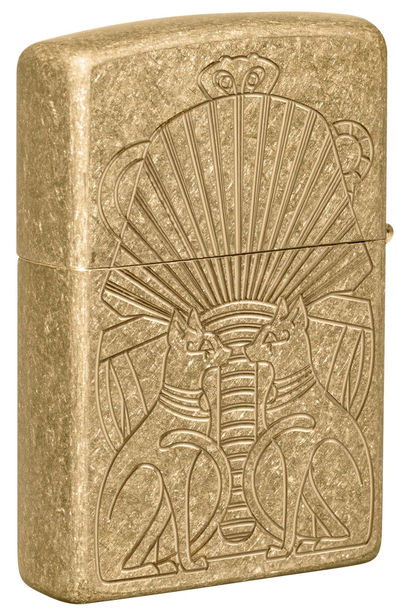 Zippo Mummy Design Armor® Tumbled Brass Windproof Lighter