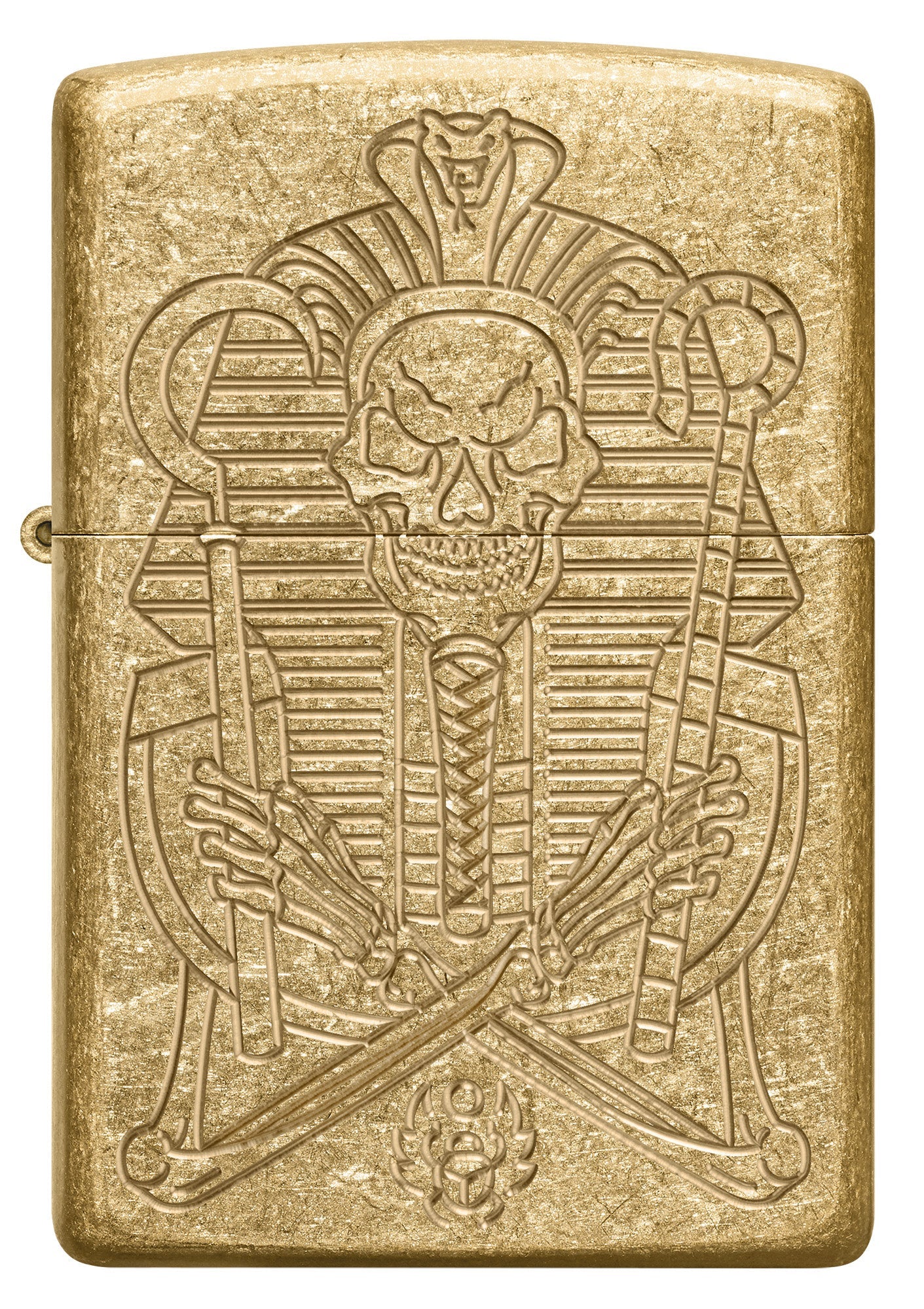 Zippo Mummy Design Armor® Tumbled Brass Windproof Lighter