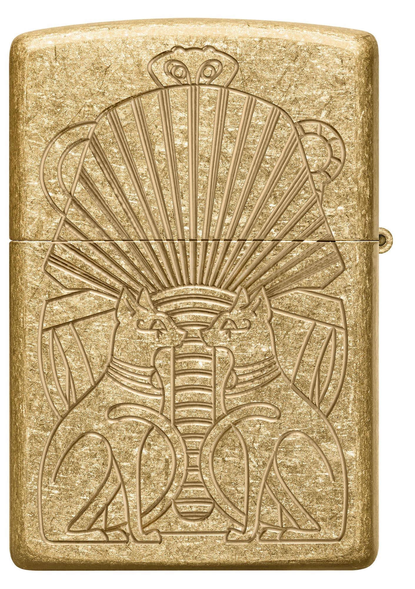 Zippo Mummy Design Armor® Tumbled Brass Windproof Lighter