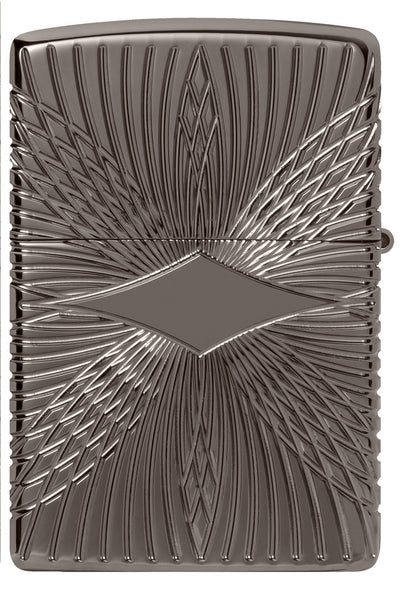 Zippo Pattern Armor Black Ice Windproof Lighter