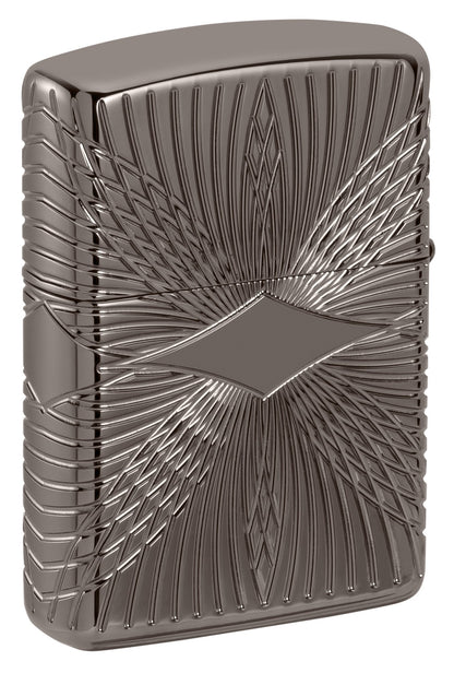 Zippo Pattern Armor Black Ice Windproof Lighter