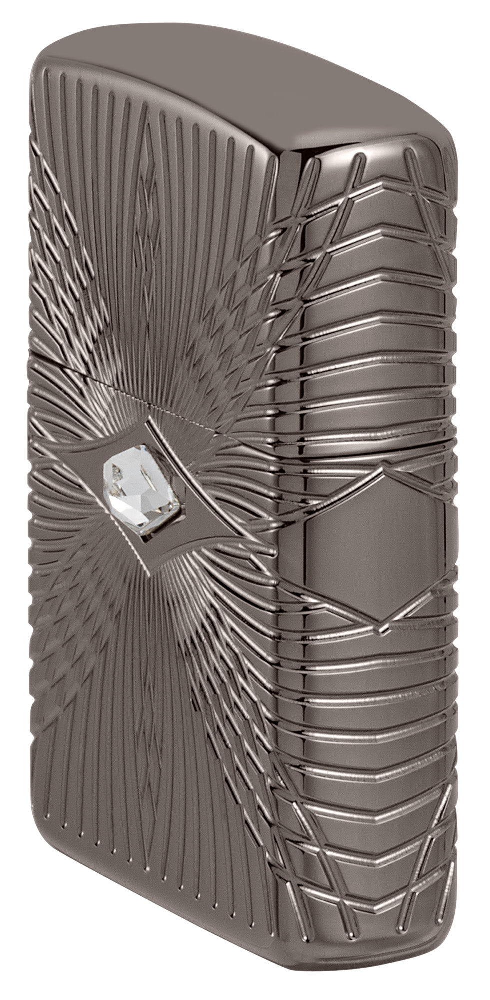 Zippo Pattern Armor Black Ice Windproof Lighter