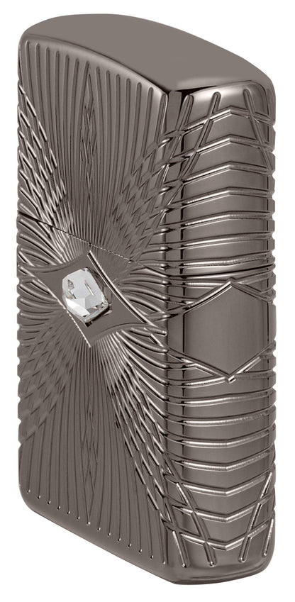 Zippo Pattern Armor Black Ice Windproof Lighter