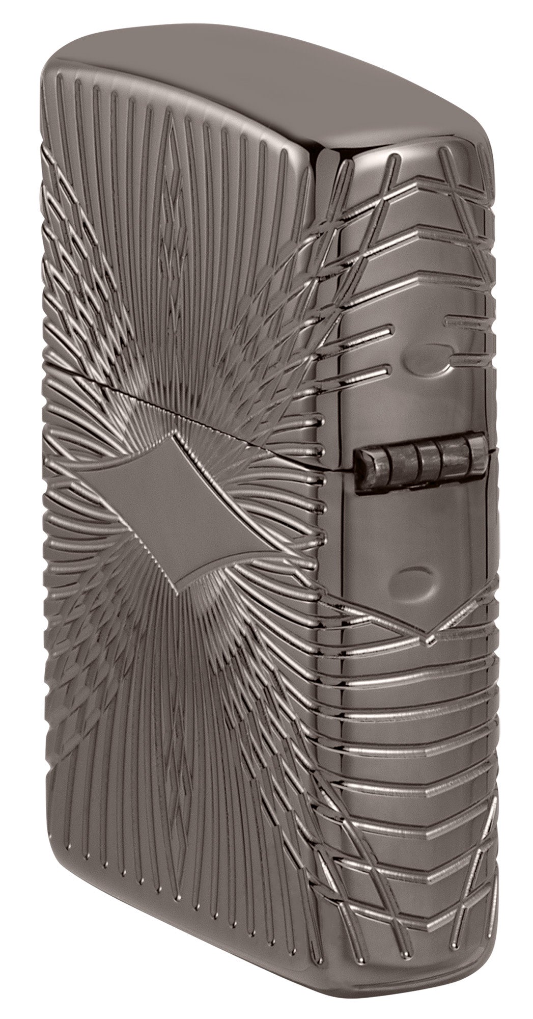 Zippo Pattern Armor Black Ice Windproof Lighter
