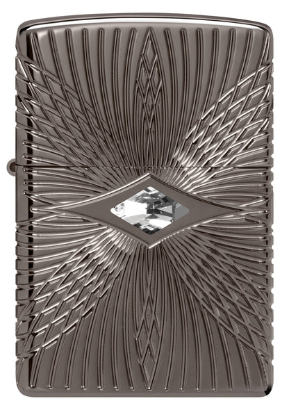 Zippo Pattern Armor Black Ice Windproof Lighter