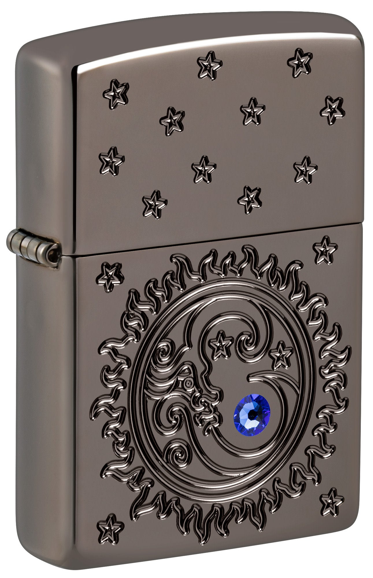Zippo Ocean Crystal Black Ice® Windproof Lighter