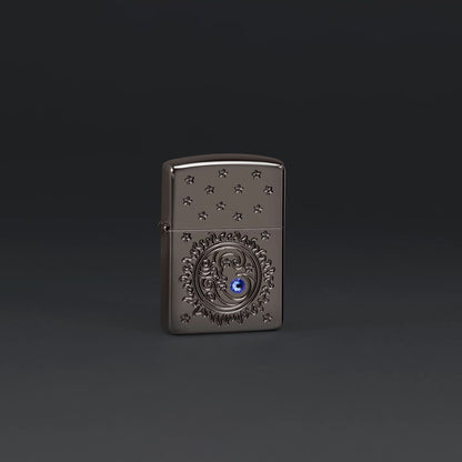 Zippo Ocean Crystal Black Ice® Windproof Lighter
