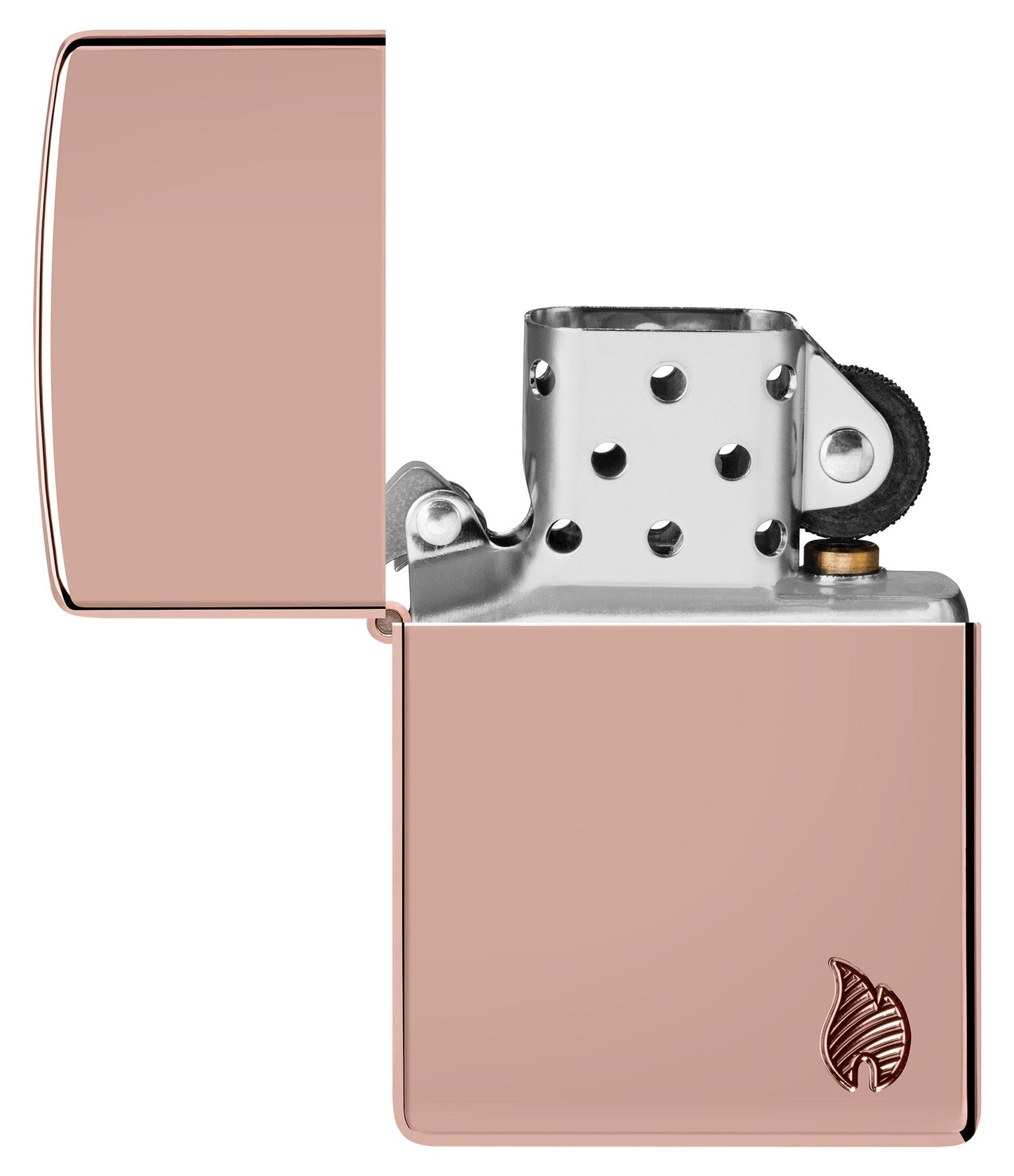 Zippo Armor® Series Flame High Polish Rose Gold Windproof Lighter