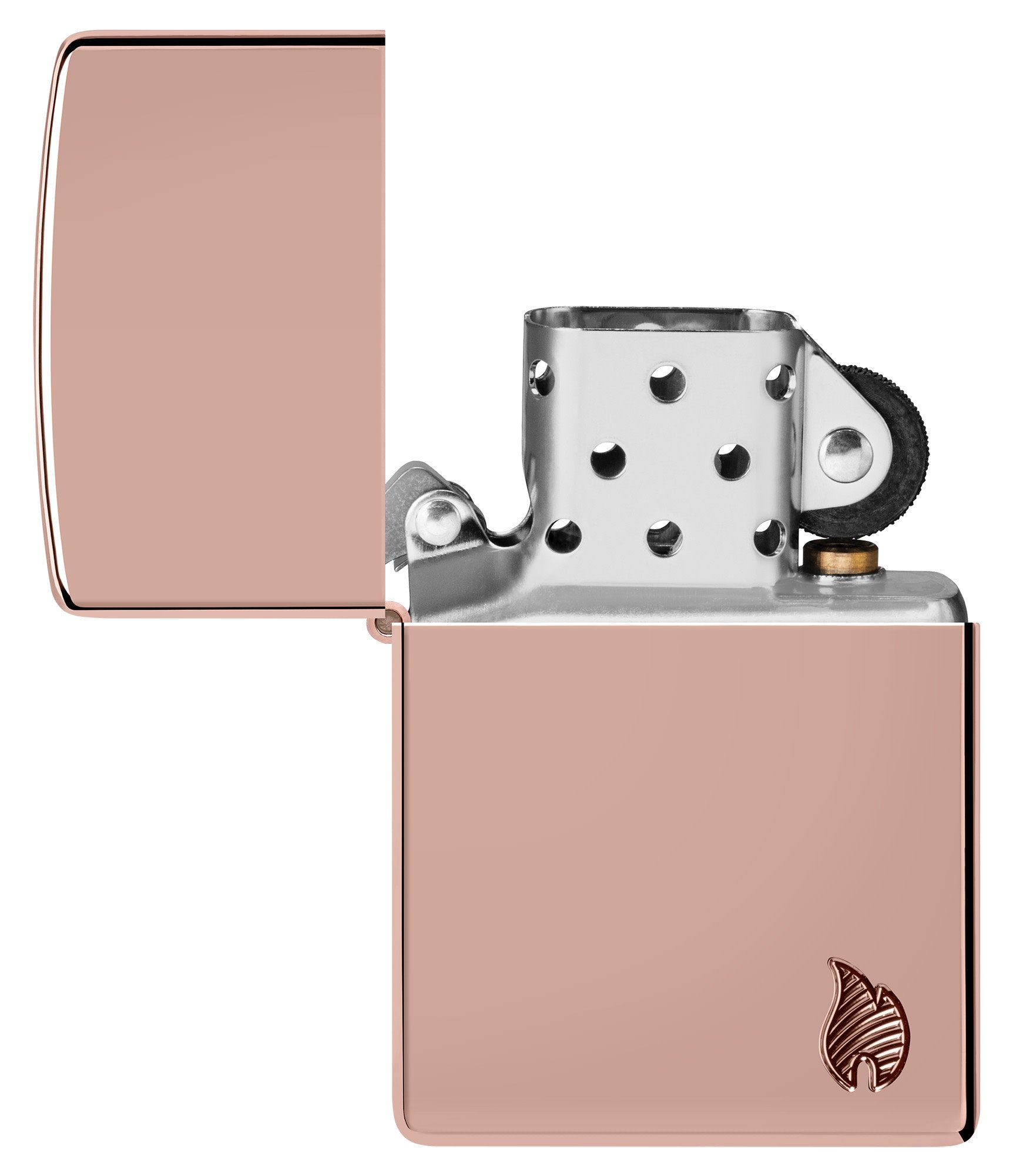 Zippo Armor® Series Flame High Polish Rose Gold Windproof Lighter
