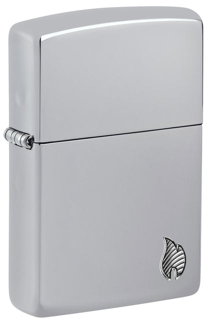 Zippo Armor® Series Flame High Polish Chrome Windproof Lighter