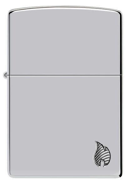 Zippo Armor® Series Flame High Polish Chrome Windproof Lighter