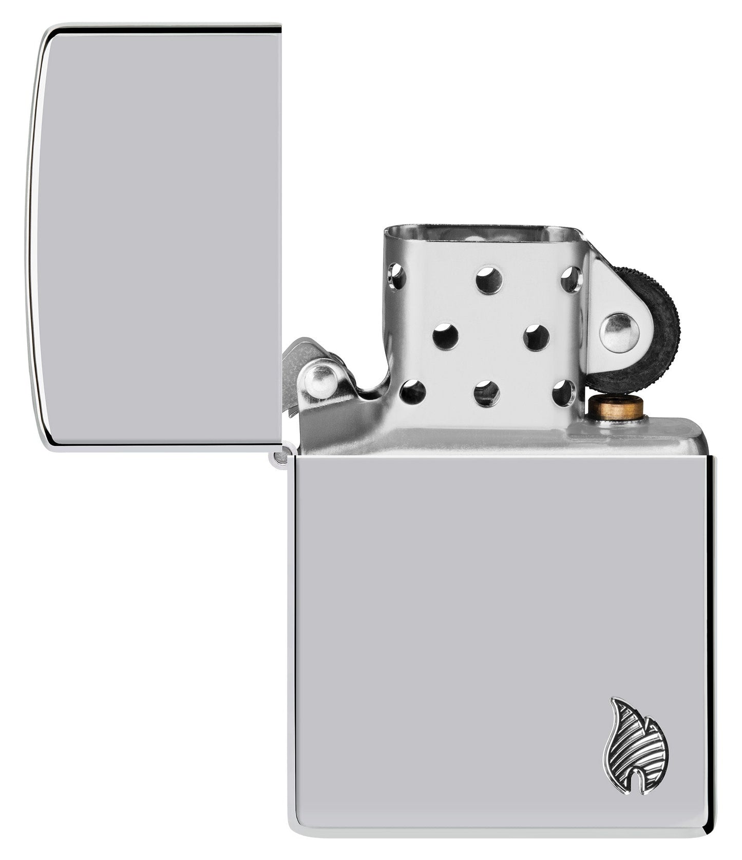 Zippo Armor® Series Flame High Polish Chrome Windproof Lighter