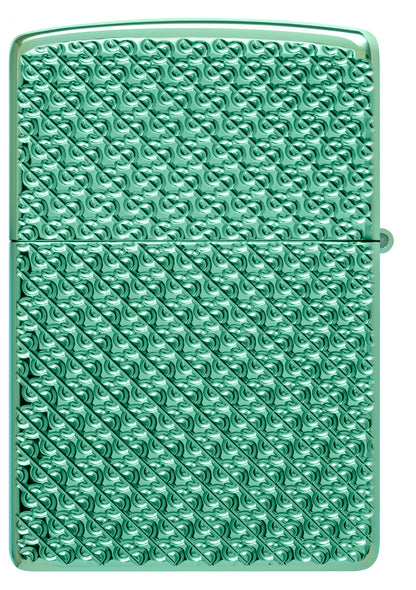 Zippo Cannabis Chips Design Armor® High Polish Green Windproof Lighter