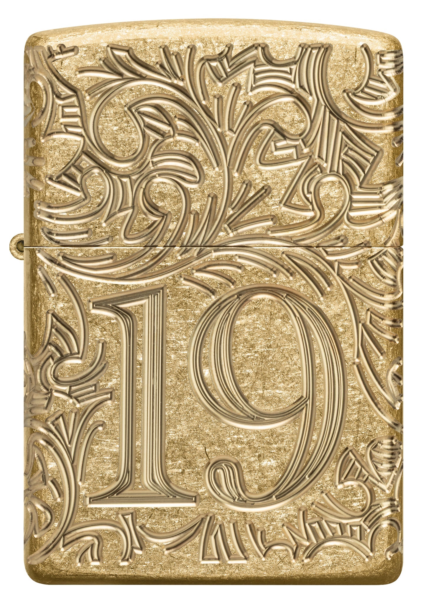 Zippo 1932 Filigree Design Armor® Tumbled Brass Windproof Lighter