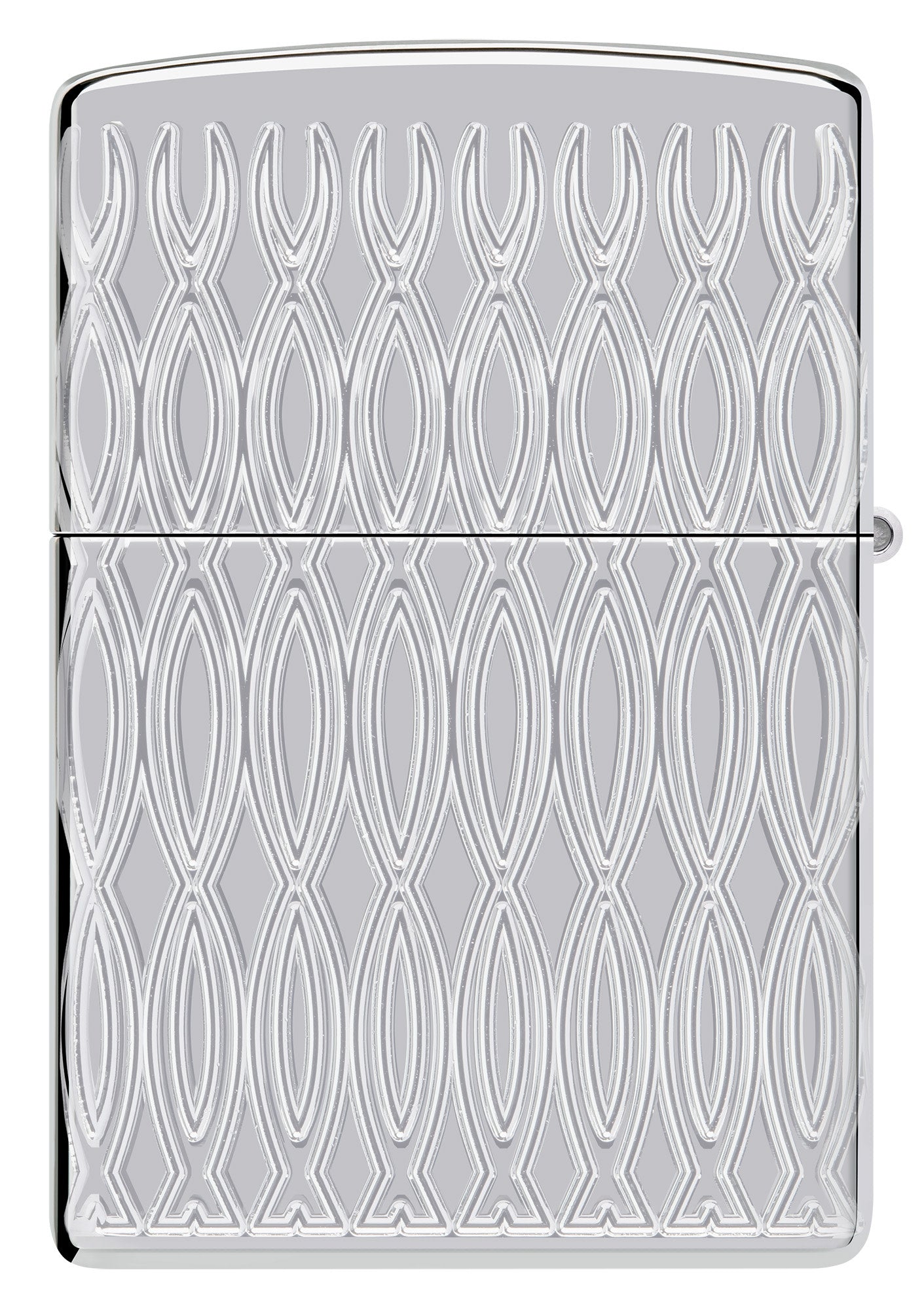 Zippo Flame Design Armor High Polish Chrome Windproof Lighter