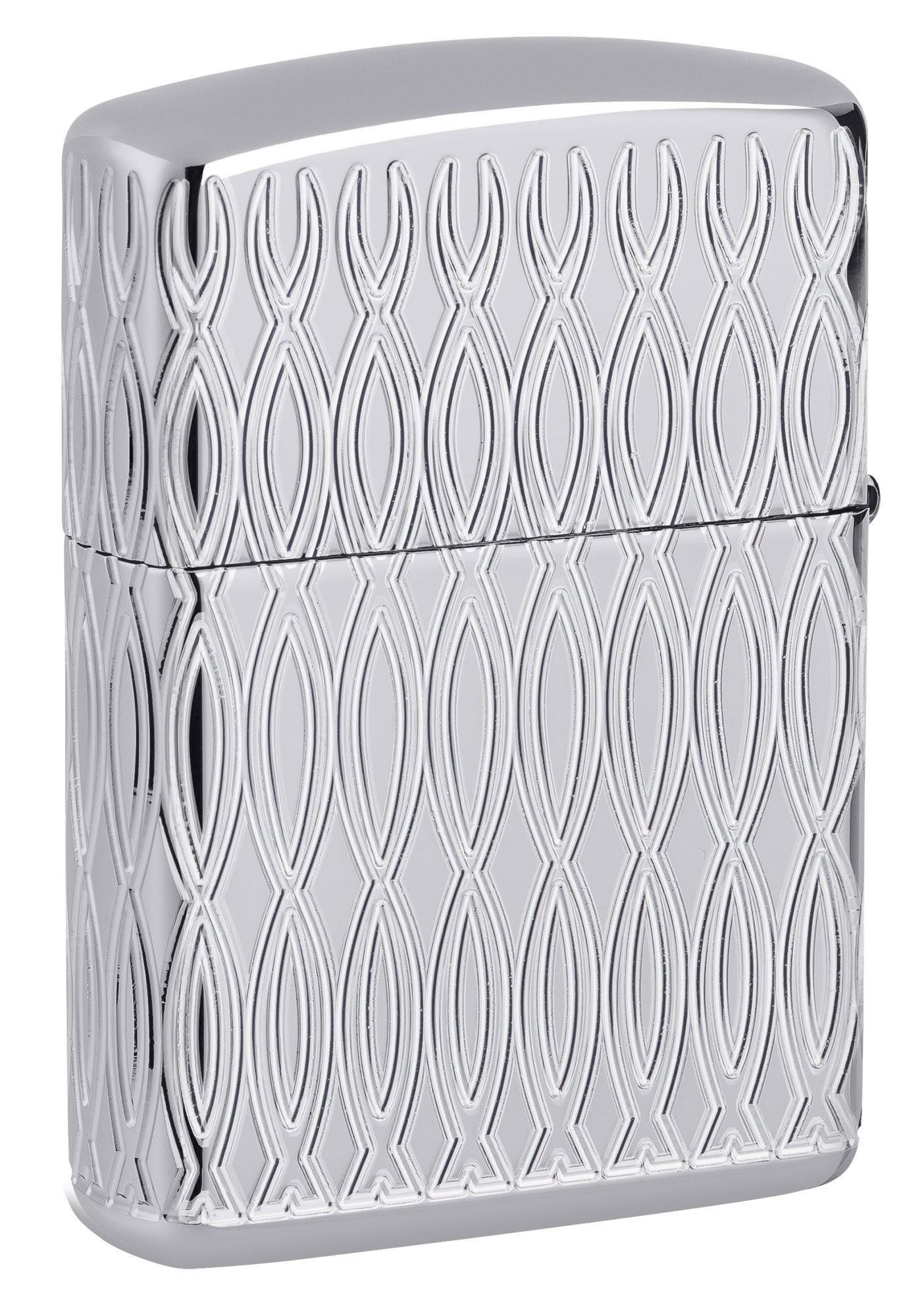 Zippo Flame Design Armor High Polish Chrome Windproof Lighter