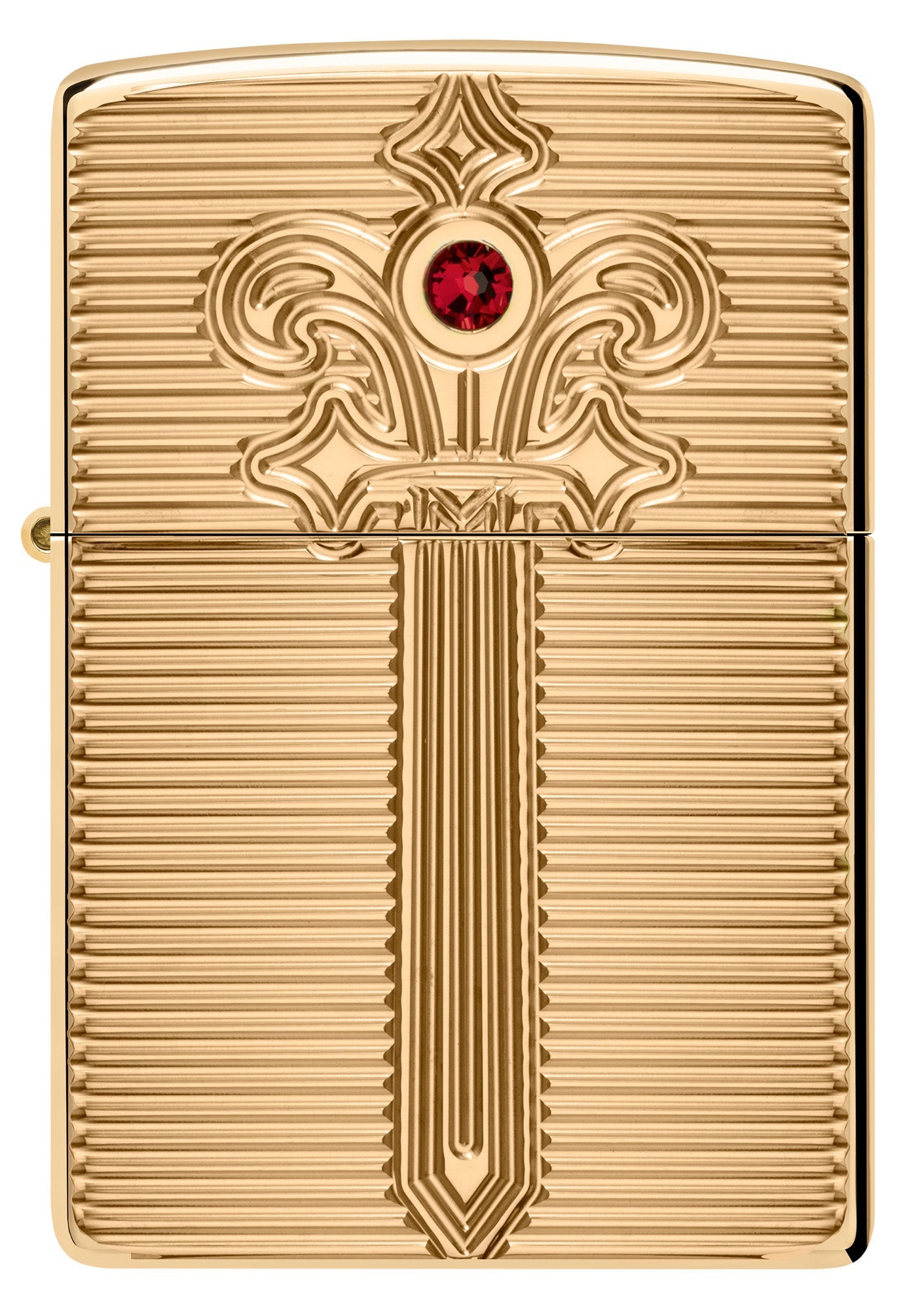 Zippo Royal Saber Design Armor® High Polish Brass Windproof Lighter