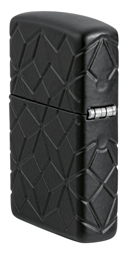 Zippo Crystal Design Armor® Black Matte Windproof Lighter