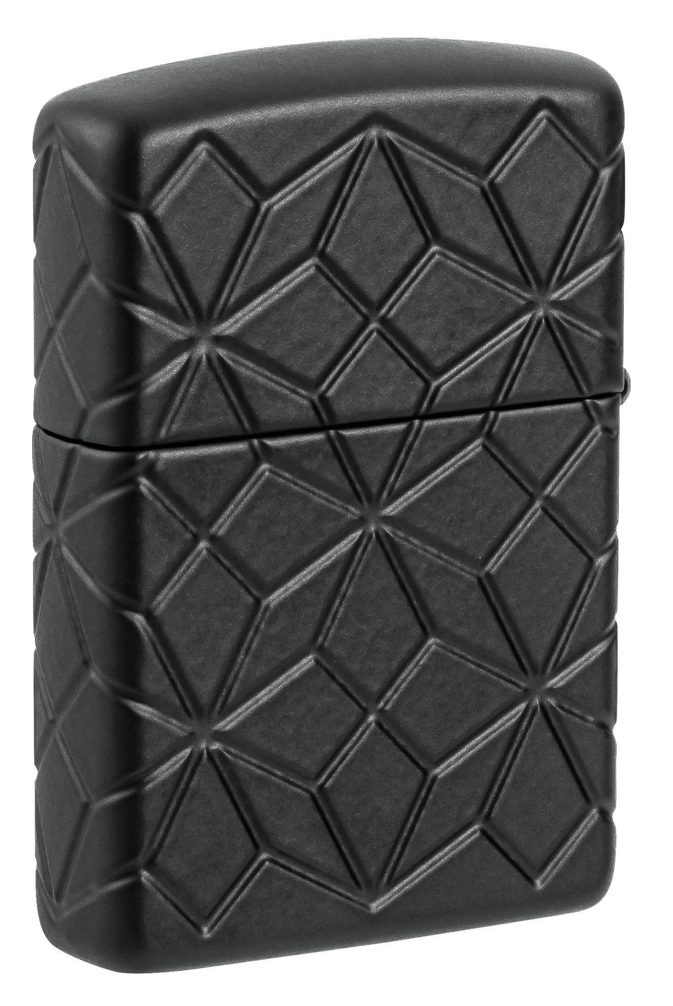 Zippo Crystal Design Armor® Black Matte Windproof Lighter