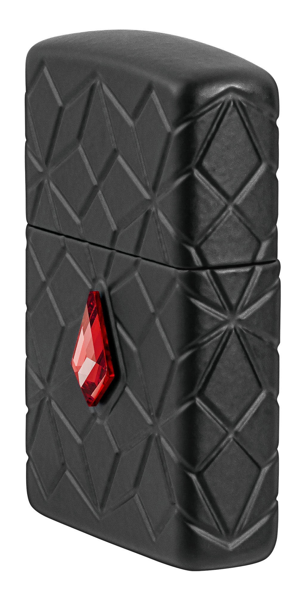 Zippo Crystal Design Armor® Black Matte Windproof Lighter