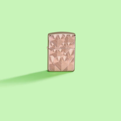 Zippo Hearts Armor High Polish Rose Gold Windproof Lighter