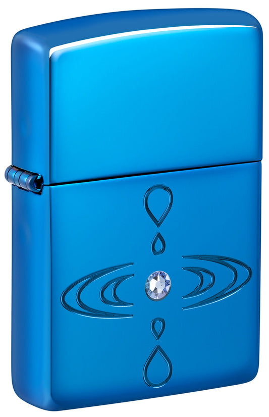 Zippo Simple Design Armor High Polish Blue Windproof Lighter