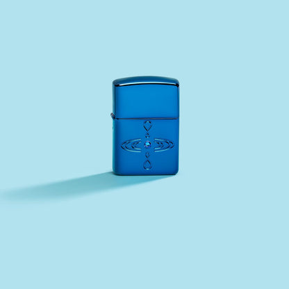 Zippo Simple Design Armor High Polish Blue Windproof Lighter