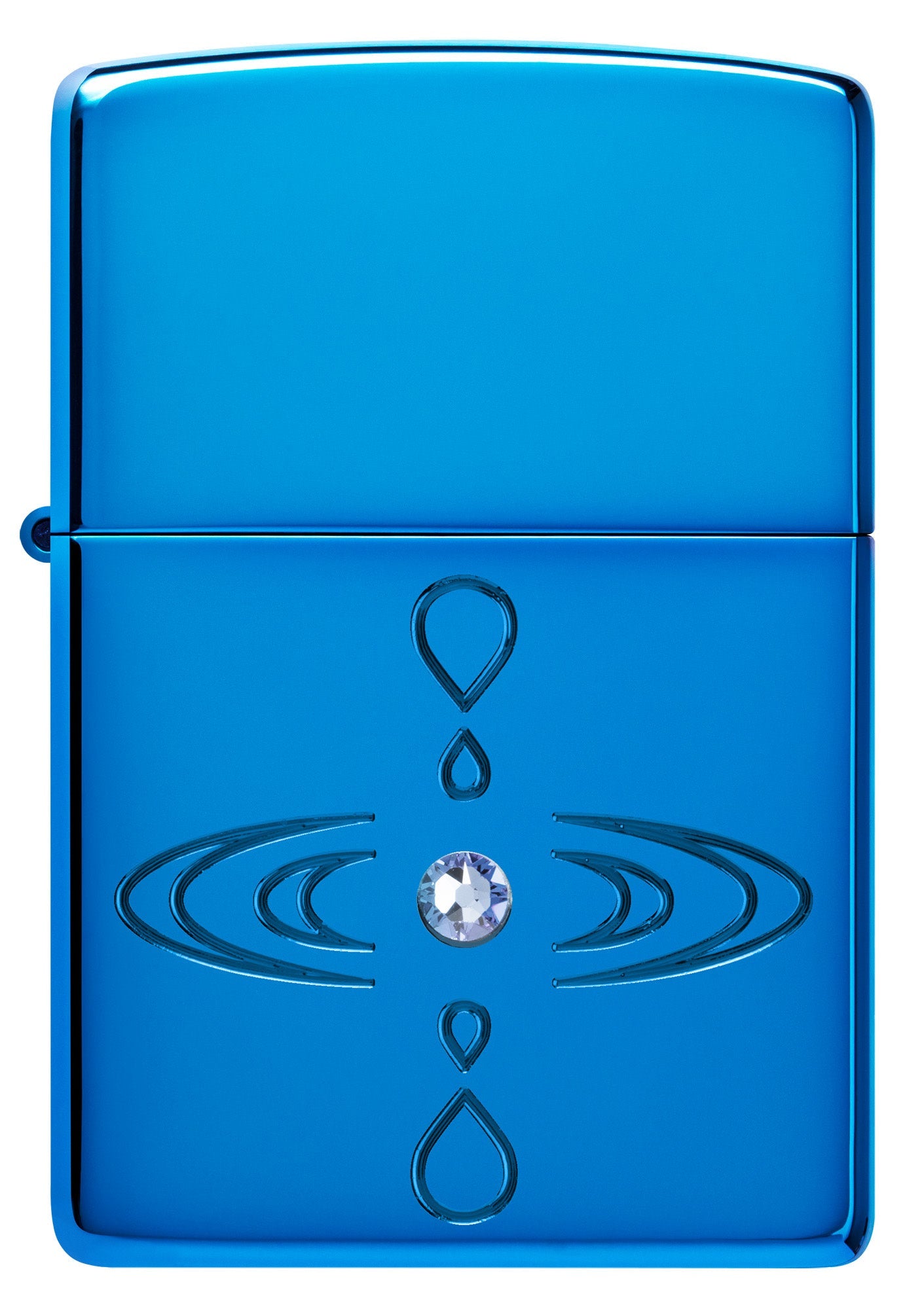 Zippo Simple Design Armor High Polish Blue Windproof Lighter