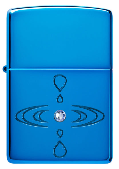 Zippo Simple Design Armor High Polish Blue Windproof Lighter