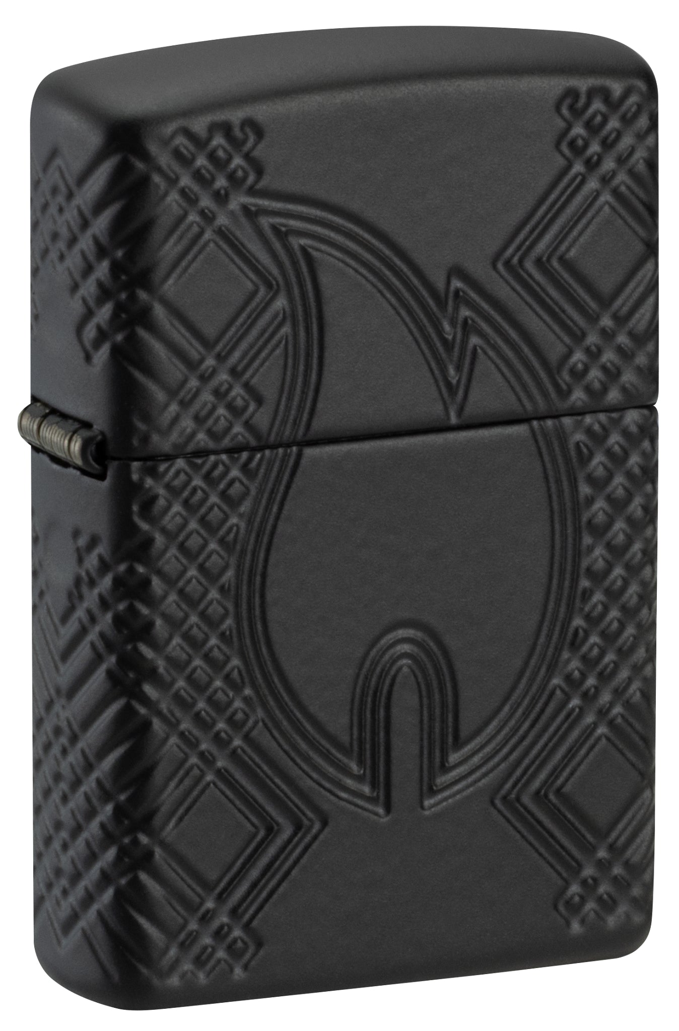 Zippo Rivet Flame Design Armor® Black Matte Windproof Lighter