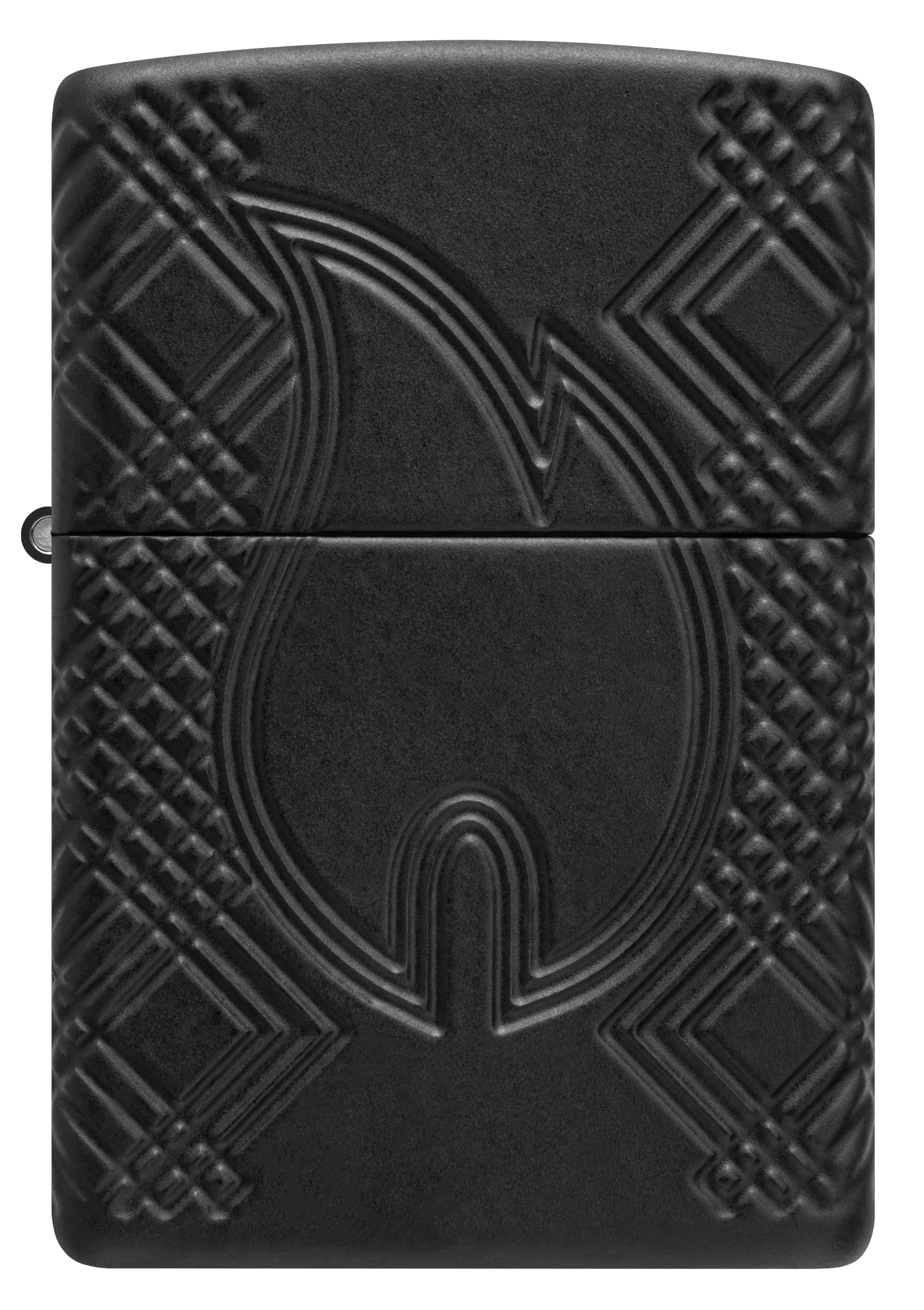 Zippo Rivet Flame Design Armor® Black Matte Windproof Lighter