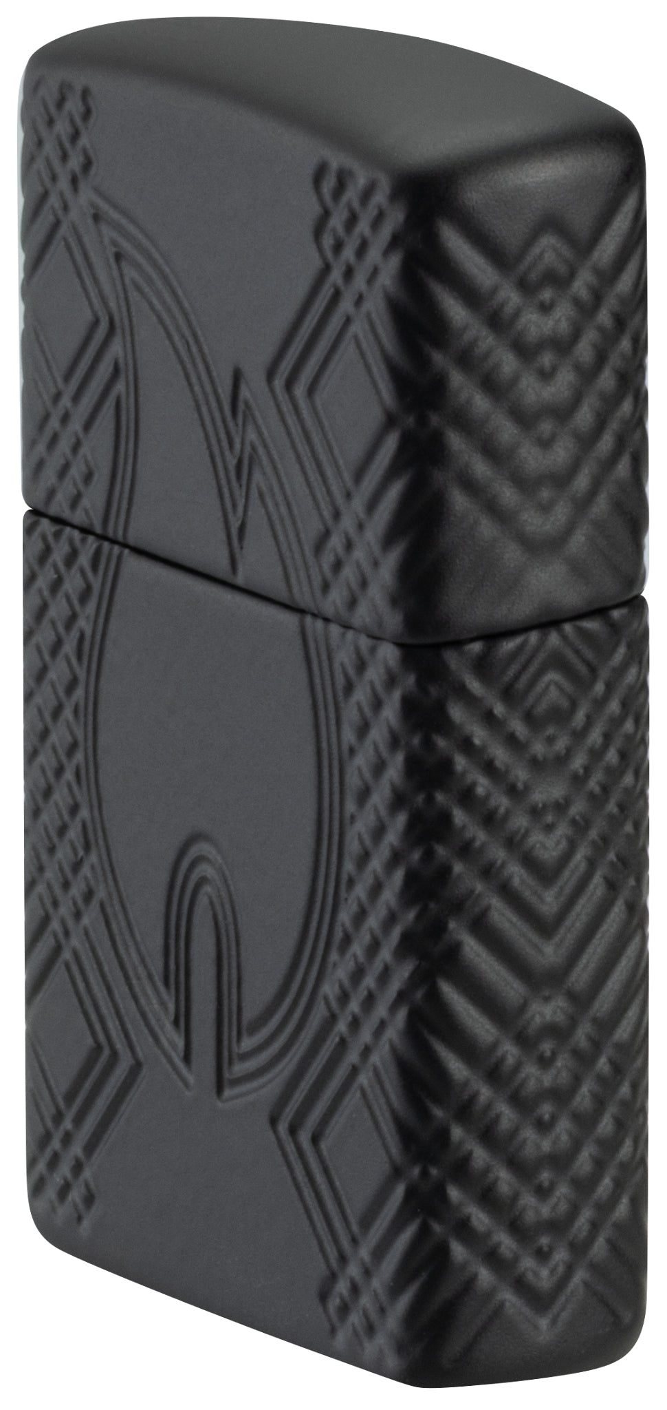 Zippo Rivet Flame Design Armor® Black Matte Windproof Lighter