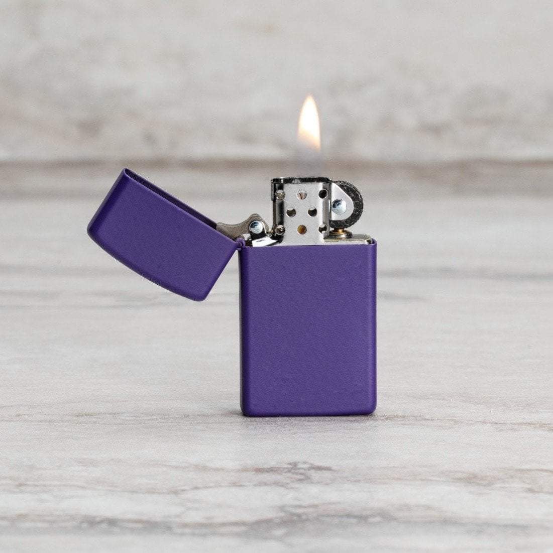 Zippo Slim® Purple Matte Windproof Lighter