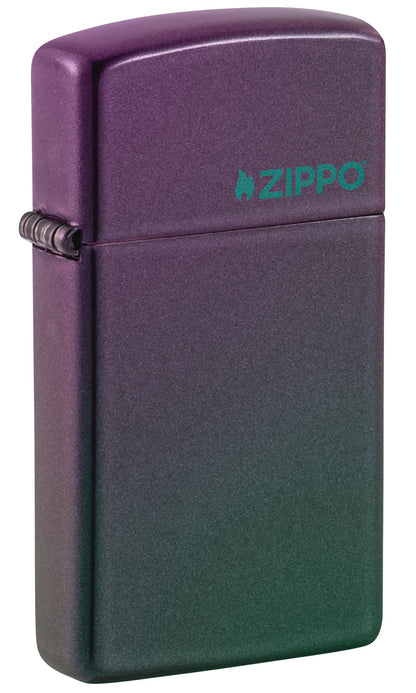 Zippo Slim® Iridescent Logo Windproof Lighter