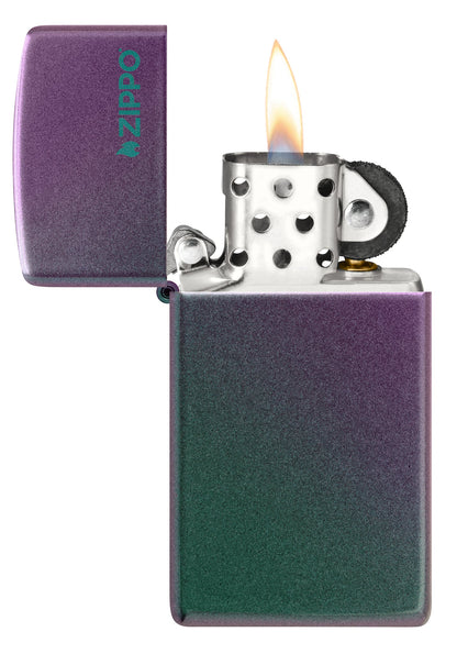 Zippo Slim® Iridescent Logo Windproof Lighter